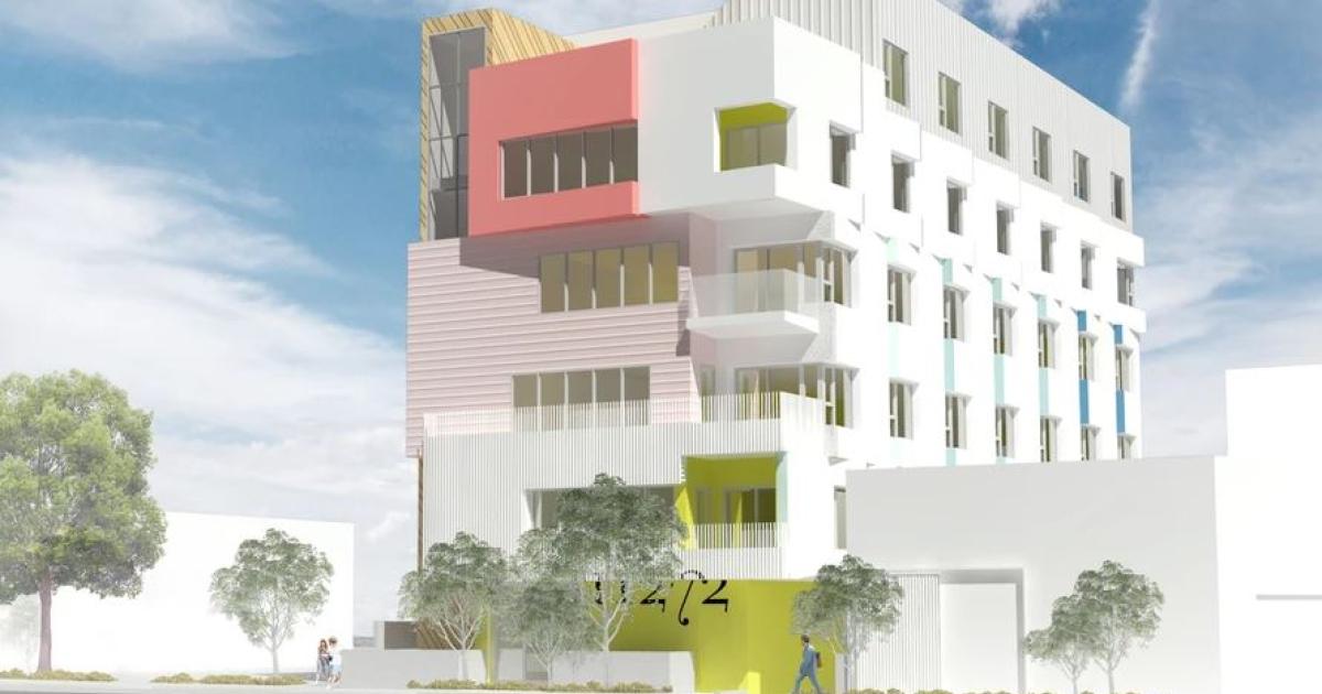 Infill Housing Under Construction Just East of Sawtelle Boulevard